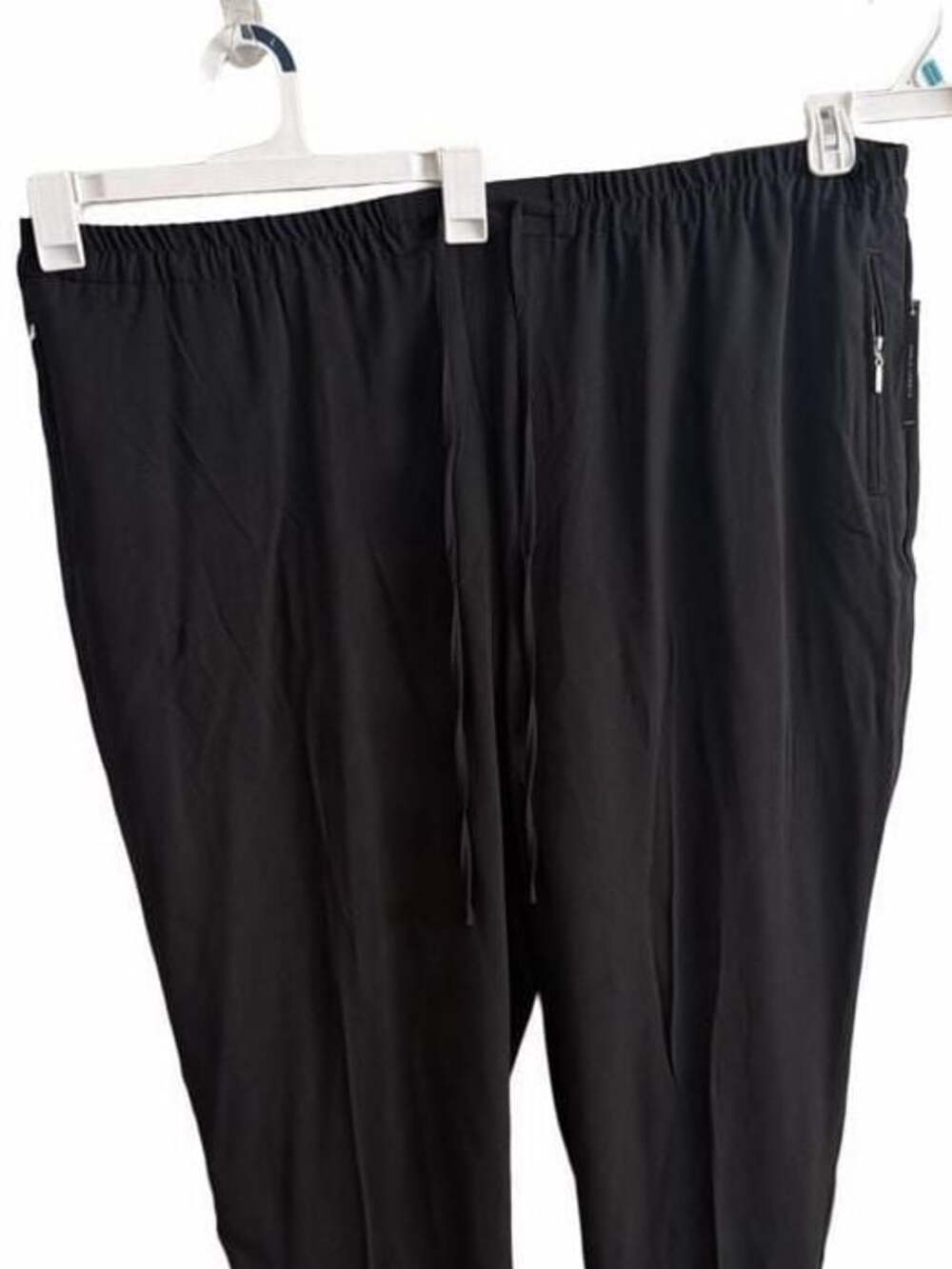 Worthington Woman Black Ankle Length Modern Fit Pant Size 3X Drawstring